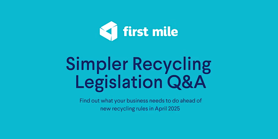 Simpler Recycling Workshop with First Mile