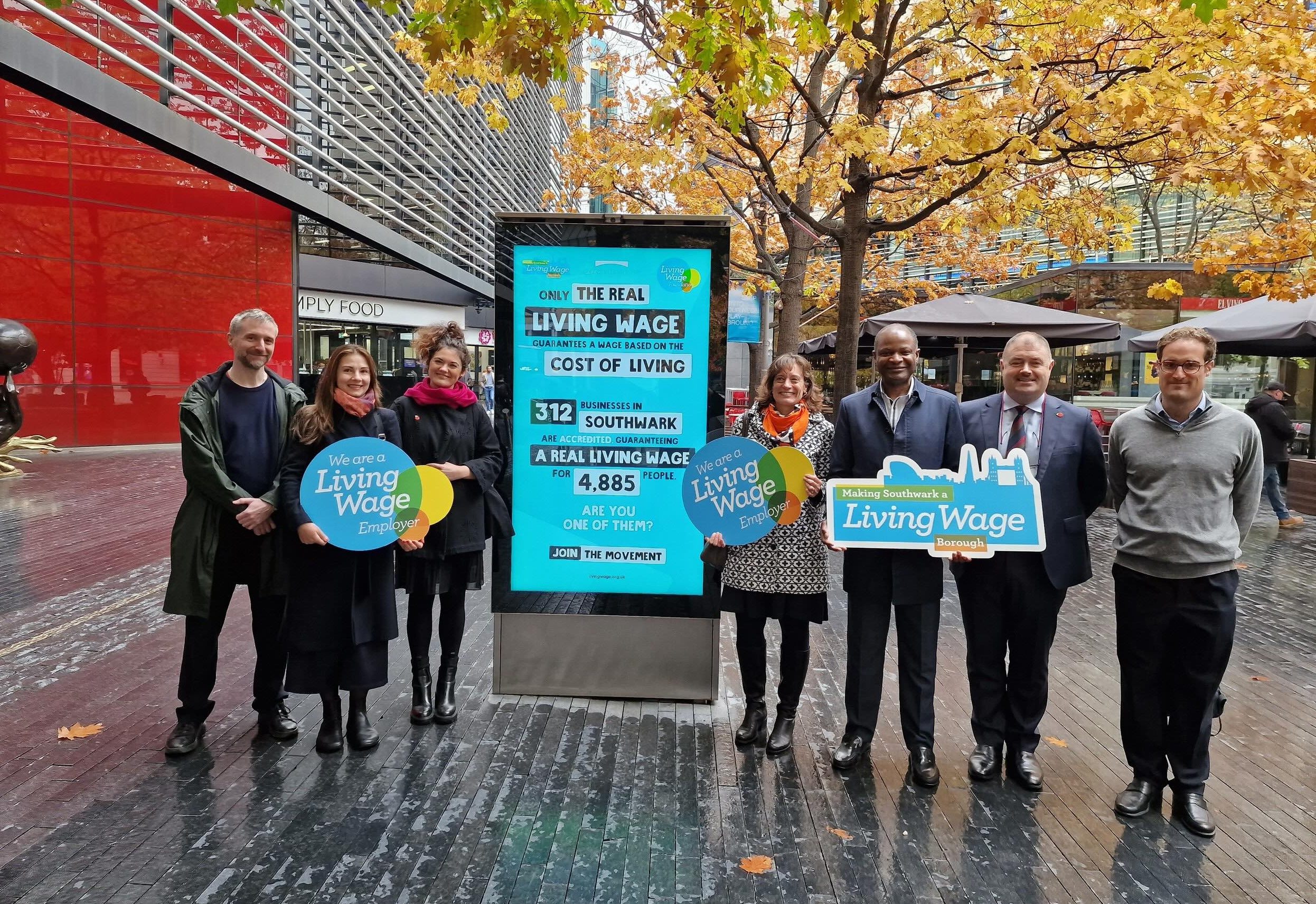 Living Wage in London Bridge