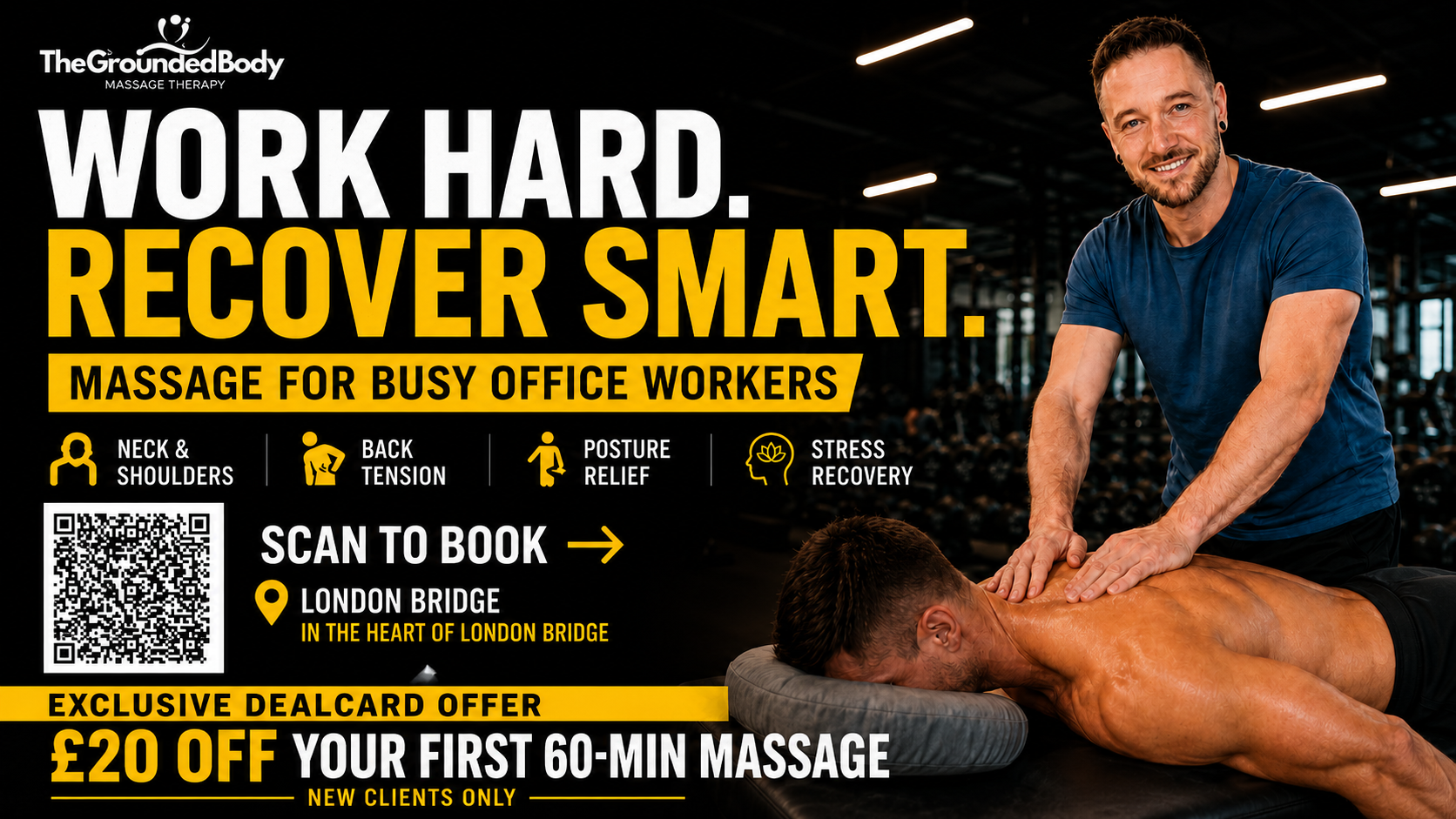 £25 Off Massage at The Grounded Body